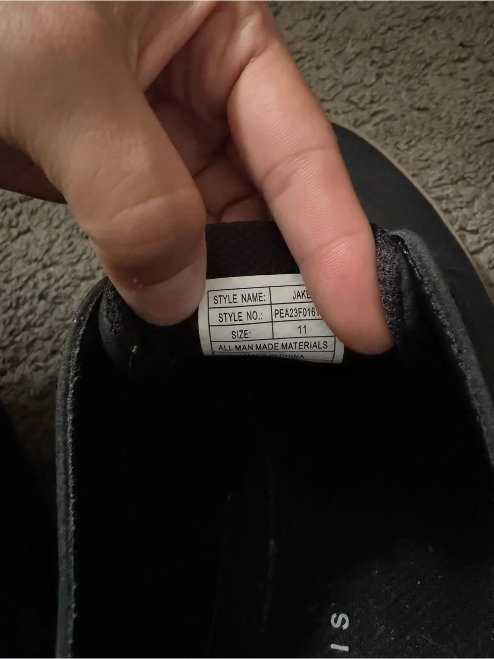 Perry Ellis Men’s Black Canvas Chukka Boots with Tan Sole